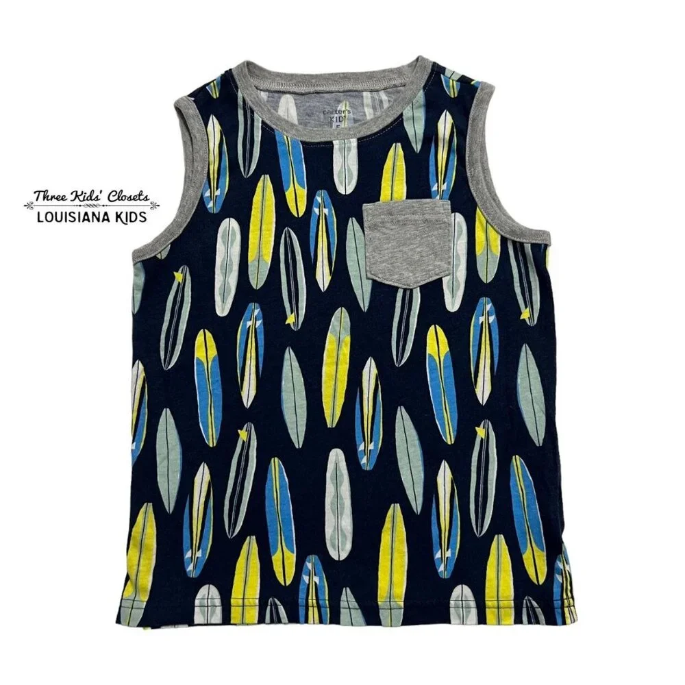 Carter's Sz 5 Surfboard Tank Top